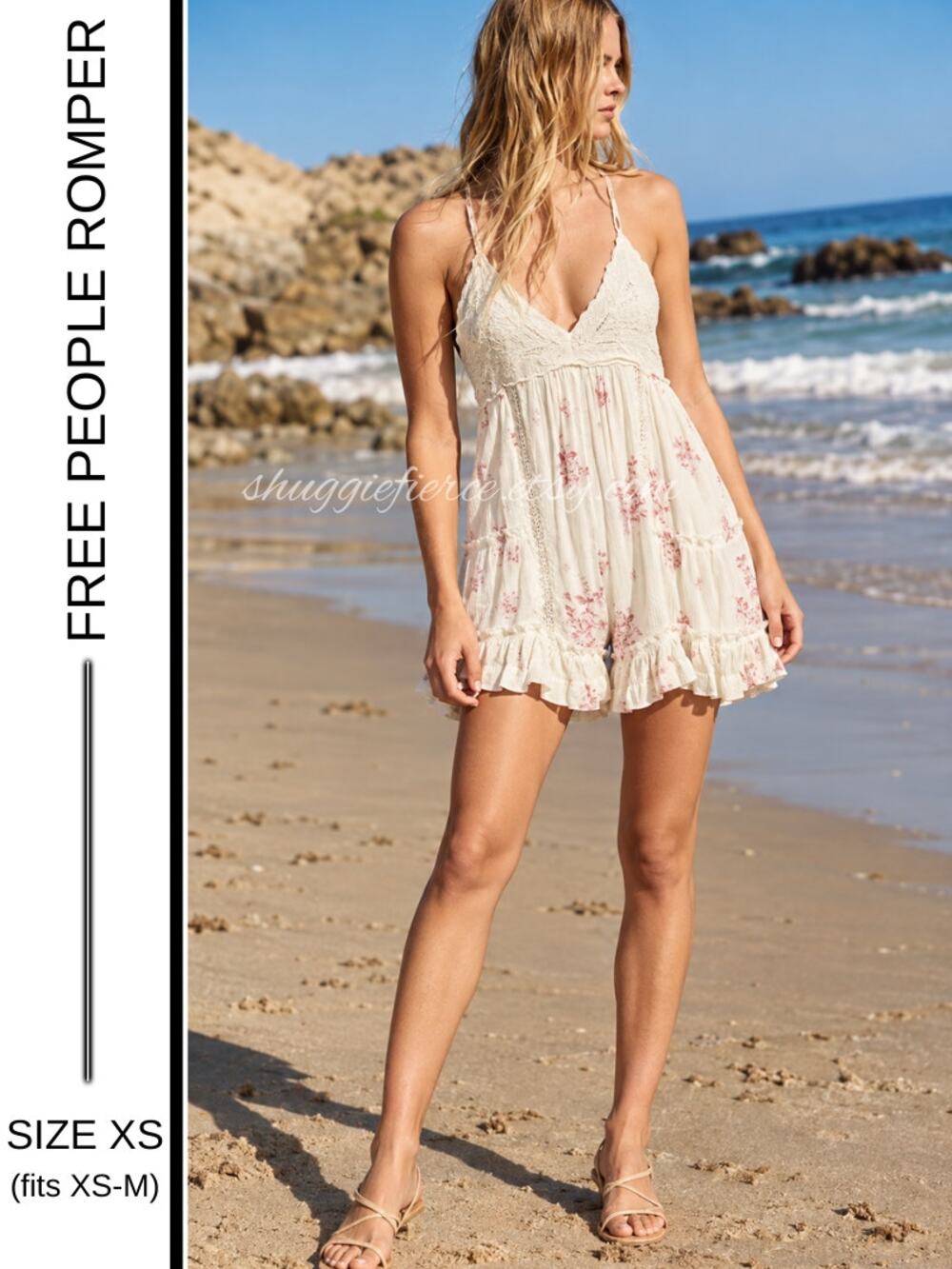 MSRP: $148✨Free People Floral Lace Romper | Size XS, Fits Up to M ✨SAME DAY SHIP